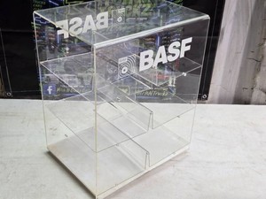 BASF Acrylic Rotating Display Case - Will need base reglued to case