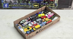 Lot of Diecast Toy Cars and Trucks Including Mostyl Matchbox Cars, May be other brands mixed in