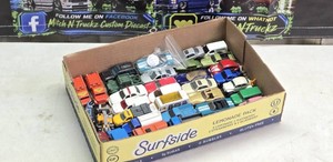 Lot of Matchbox Diecast Cars and Trucks Including Models from Mostly Matchbox