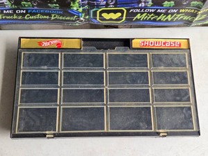 Vintage Hot Wheels Showcase Display Case