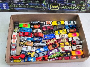 Lot of Hot Wheels Die-Cast Cars 1970s, 1980s, 1990s