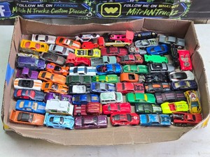 Lot of Toy Die-Cast Cars Hot Wheels 1980s, 1990s