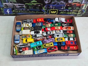 Lot of Diecast Toy Cars including Mostly Hot Wheels Dating Back to the 1980s