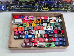 Lot of Diecast Toy Cars Including Hot Wheels from the 1980s, 1990s