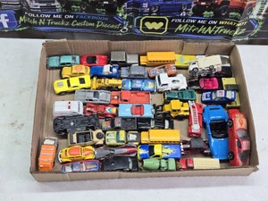 Lot of Diecast Toy Cars Including Tomica, Burago, Maisto, Zylmax, Johnny Ligtning, Husky, Matchbox and More