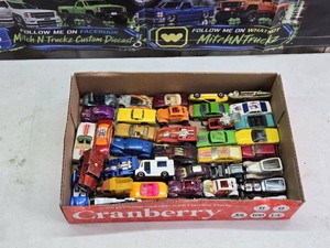 Lot of Die-Cast Vehicles Including Matchbox and Hot Wheels from the 1960s and Newer