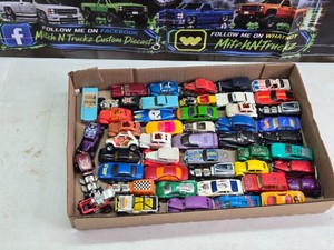 Hot Wheels Die-Cast Cars including Various Models and Designs from the 1970s, 1980s and Newer