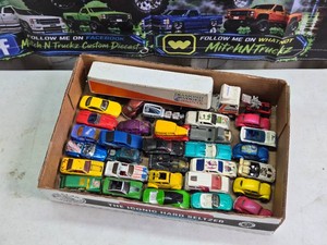Lot of Toy Cars Including Hot Wheels Various Years Dating Back to 1969