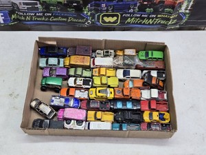 Lot of Hot Wheels Diecast Cars and Trucks
