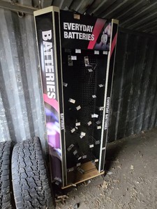 Large Battery Display Fixture 3 Wide and 7 tall
