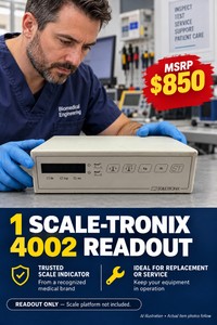 MSRP $850 SCALE-TRONIX 4002 DIGITAL SCALE READOUT WITH CABLE DISPLAYS WEIGHT FROM COMPATIBLE SCALE EQUIPMENT, DISPLAY COMPONENT ONLY - TESTED &amp WORKING