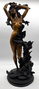 Vintage Vittorio Caradossi Bronze Figural Sculpture (Attributed) - 18 in.