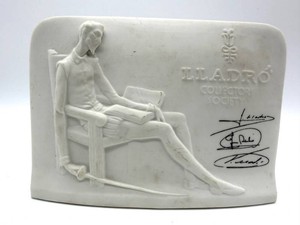 Vintage Lladro Collector Society Porcelain Relief Plaque - 1985 - Signed