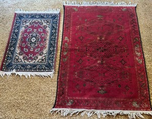 Vintage Traditional Area Rugs - Geometric & Floral (Lot of 4)