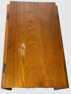 Vintage Mission-Style Drop-Leaf Table 22 X 24 X 26 Inches