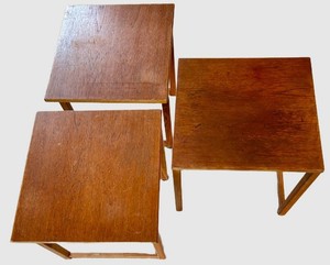 Vintage Wooden Nesting Tables (Lot of 4)