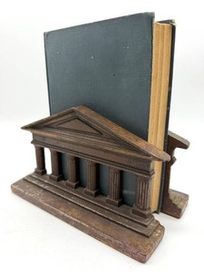 Vintage Bradley & Hubbard Classical Temple Bookends