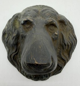 Vintage Antique Dog Relief Wall Hanging - #1
