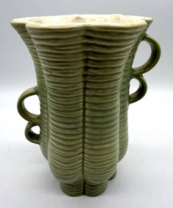Red Wing Pottery 811 Four-Handled Vase - 7 12 in H