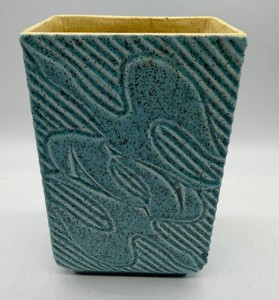 Red Wing Pottery 8 in Rectangular Vase