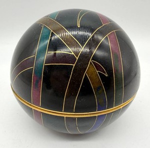 Cloisonne Enamel Decorative Sphere - 4 Inches