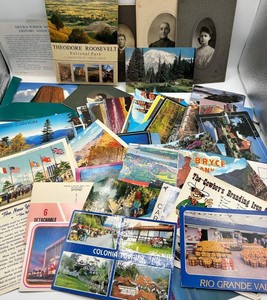 Vintage Scenic Postcards & Travel Ephemera Mixed Lot