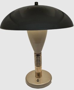Vintage Mid-Century Space Age Table Lamp 14in X 18in