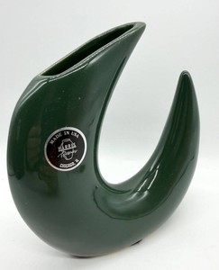 Vintage Harris Pottery Sculptural Ceramic Vase - 8 in - NOS