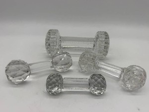 Vintage Crystal Knife Rests - 4-Piece Set, Up to 5 Inches