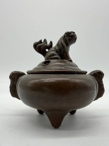 Japanese Foo Dog Incense Burner - Made in Japan