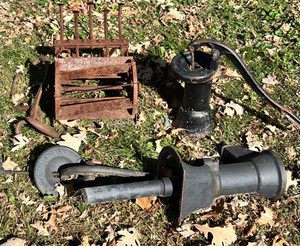 McCormick-Deering Farm Implements, Hand Pump & Cultivator Parts Mixed Lot