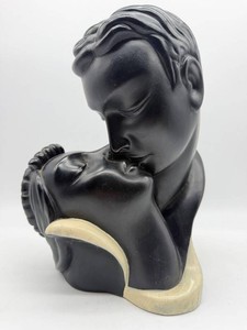 Vintage Alexander Backer Co. ABCO Chalkware Bust Figurine - 11