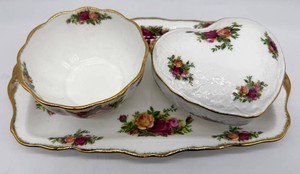 Royal Albert Old Country Roses Bone China Serving Set