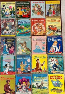 Vintage Little Golden Books Including Alice in Wonderland (Lot of 20)