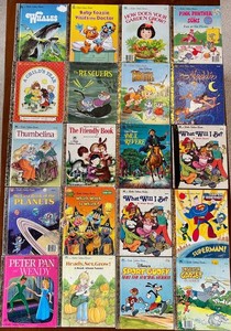 Vintage Little Golden Books Including Whales (Lot of 20)