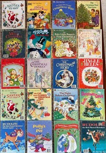 Vintage Little Golden Books Including Santas Toy Shop (Lot of 20)