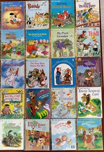 Vintage Little Golden Books Including Walt Disneys Pinocchio (Lot of 20)