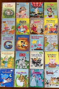 Vintage Little Golden Books Including Little Cottontail (Lot of 20)