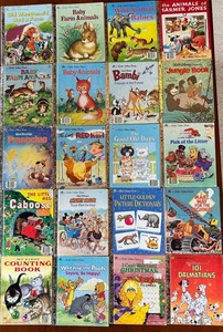 Vintage Little Golden Books Including Old MacDonald Had a Farm (Lot of 20)