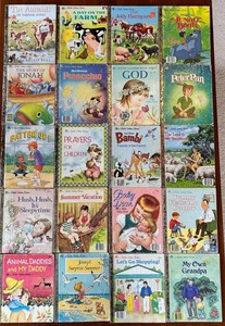 Vintage Little Golden Books Including the Animals of Farmer Jones (Lot of 20)