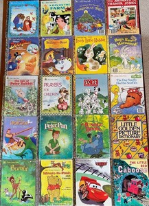 Vintage Little Golden Books Including Beauty and the Beast (Lot of 20)