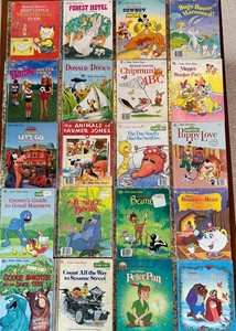 Vintage Little Golden Books Including Richard Scarrys Best Little Word Book Ever (Lot of 20)