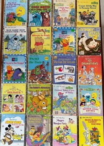 Vintage Little Golden Books Including Big Bird Brings Spring to Sesame Street (Lot of 20)