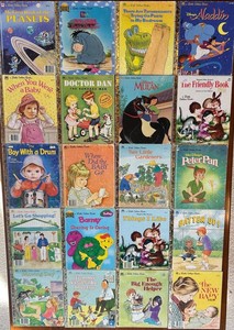 Vintage Little Golden Books Including My First Book of the Planets (Lot of 20)