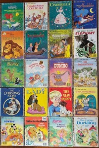 Vintage Little Golden Books Including the Little Mermaid (Lot of 20)