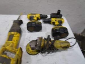 18v DeWalt Tools & Angle Grinder