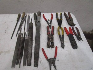 Files, Wire Strippers, Snap Ring Pliers