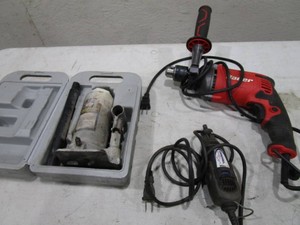 Drill, Dremel Tool, Bottle Jack