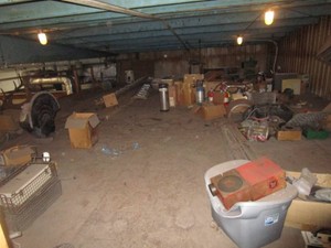 Contents of above office storage area (see pics)