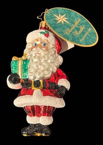 K - Christopher Radko Wee Jolly Gent Christmas Ornament